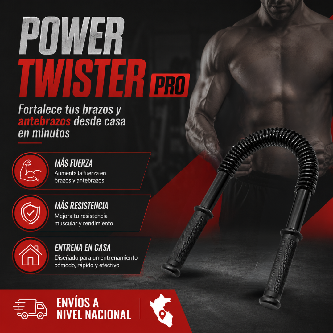 Power Twister Pro: Fortalece Brazos y Antebrazos