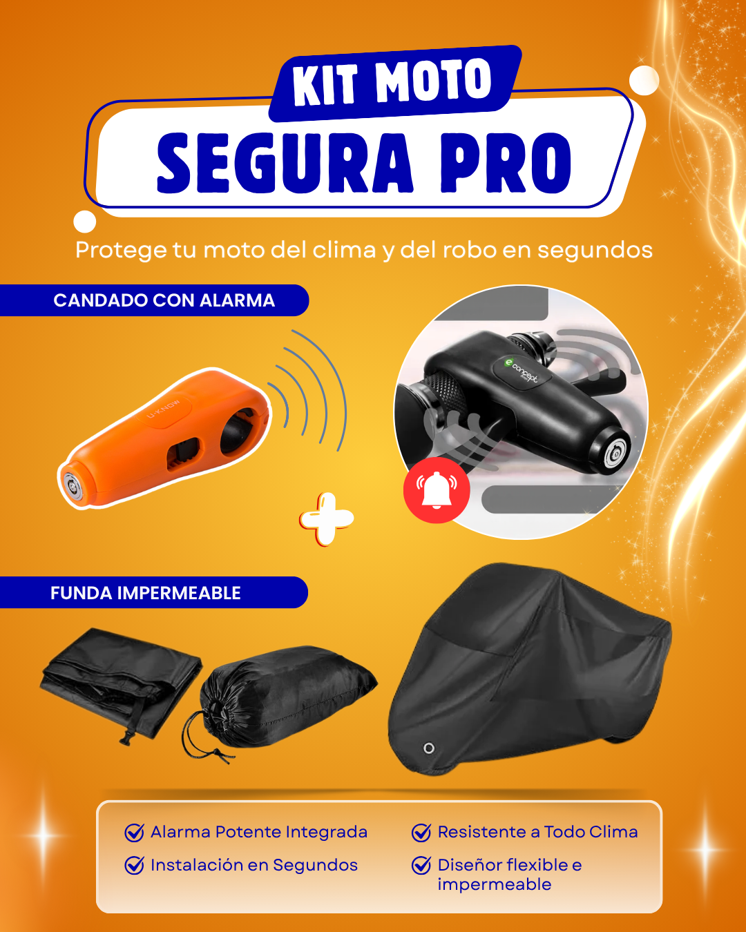 Kit Moto Segura Pro
