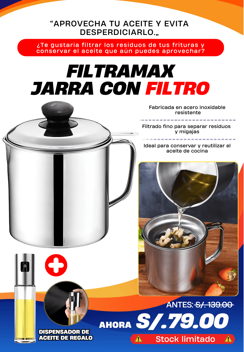 Filtra Max - Colar de aceite + Spray
