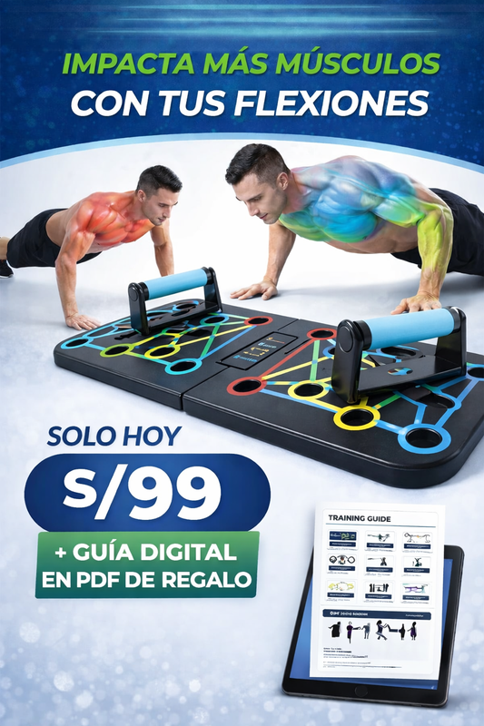 Sistema de Activación Muscular por Colores – Gym Portátil Plegable