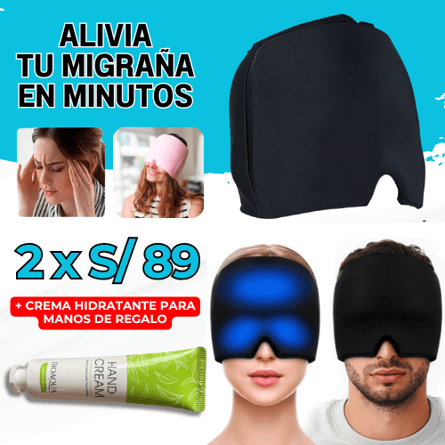 Gorro de Gel Antimigraña / Llévate 2 por el precio de uno