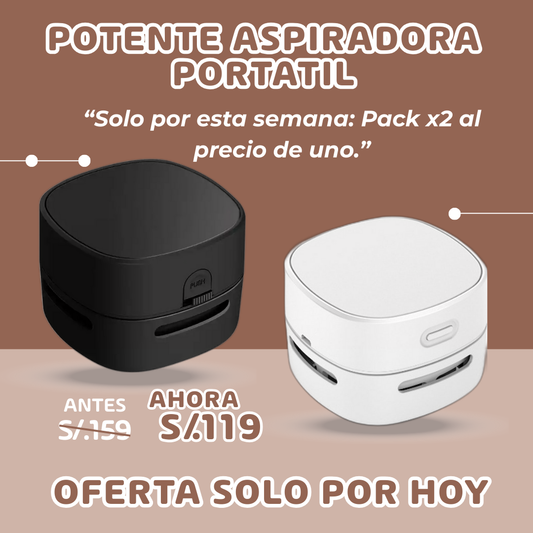 POTENTE ASPIRADORA PORTATIL