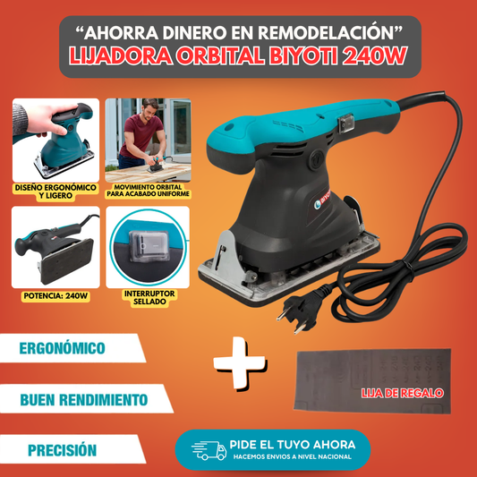 Lijadora Orbital Biyoti 240 W
